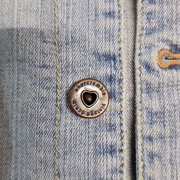 Abercrombie girls denim jean jacket - Picture 7 of 10